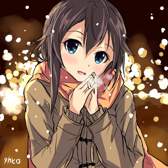 ほんのりですが 速吸ちゃん#逆光は素晴らしいのでこれを見た人も逆光を貼る 