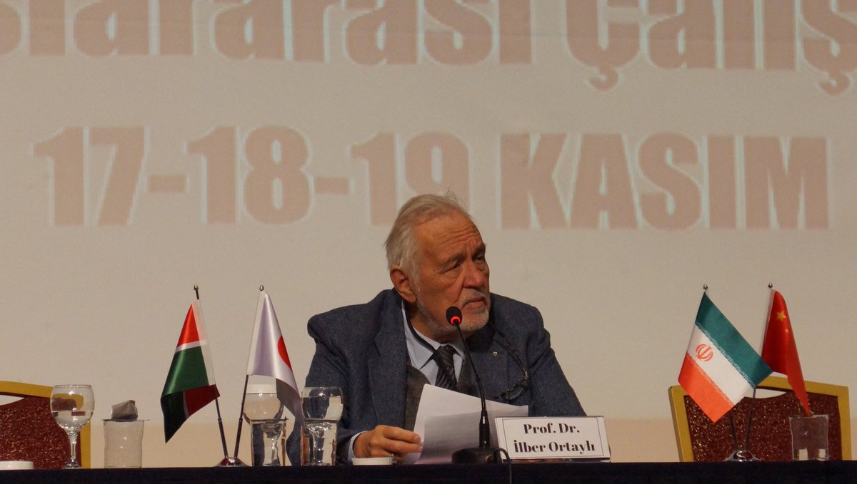 usmerstrateji's tweet photo. Prof. Dr. İlber Ortaylı, Türkiye Cumhuriyeti'nin 100. Yılında Asya'da Devlet Birikimi Uluslararası Çalıştayı'nda "Tarih Araştırmalarında Doğu-Batı Kavramı" konulu sunumunu yaptı. https://t.co/Up7E2rIH86