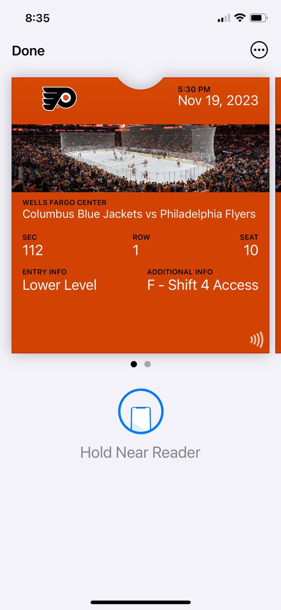 heefftty's tweet photo. @NHLFlyers @GrittyNHL 

I’m here tonight I just got engaged yesterday!!! https://t.co/xxglREfdHn