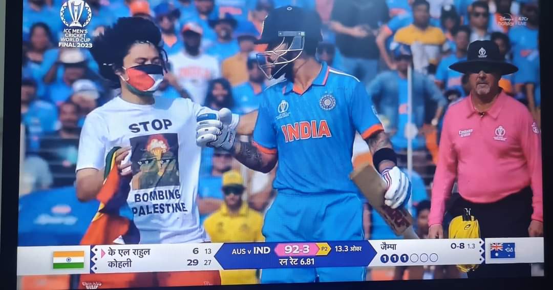 wjsays's tweet photo. Man of the match . Brave man . Salute #INDvsAUSfinal https://t.co/OkHRXKqfhP
