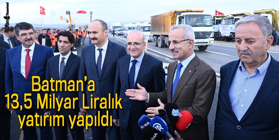 batman_yon's tweet photo. Batman’a 13,5 Milyar Liralık yatırım yapıldı
https://t.co/c8cCJeoqc9 https://t.co/GGhCIoXeNV