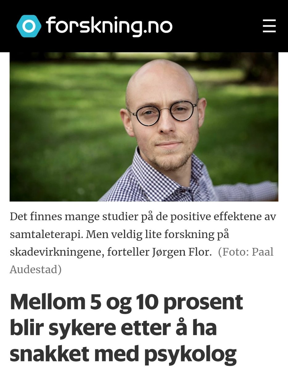 dagw's tweet photo. Når det advares mot at fire prosent selvrapporterer om bivirkninger av psykedelika, kan det nevnes at mellom 5 og 10% blir sykere av samtaler med psykolog. Hva er tryggest? https://t.co/Ho6ogF6eyL