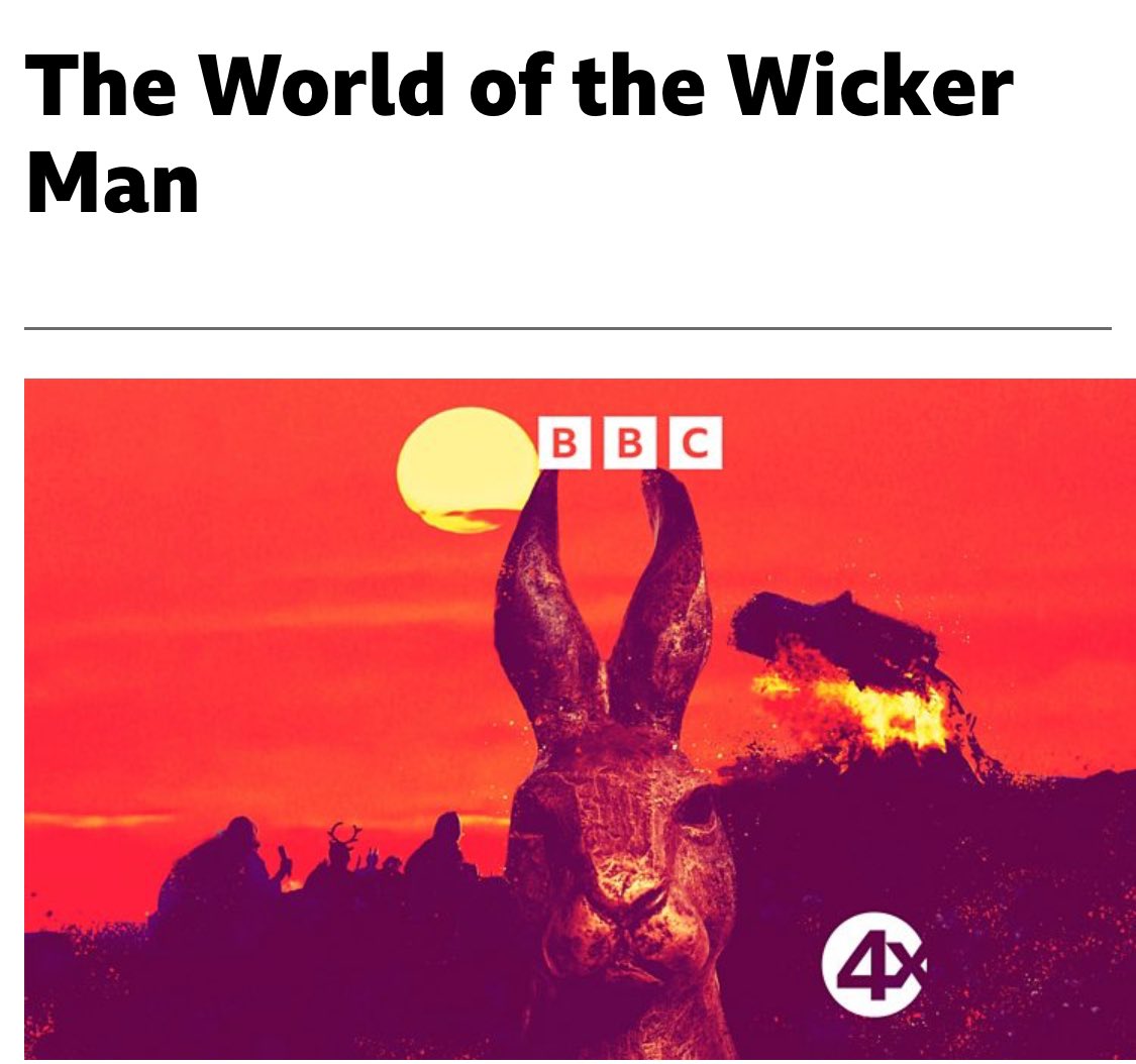 Special announcement!
On Dec 2nd I’ll be hosting a 5-hour long show to celebrate the 50th anniversary of The Wicker Man on BBC Radio 4 Extra. It will run 5-10pm and will include a world debut of a new adaptation of the film (starring Brian Blessed), the first airing of