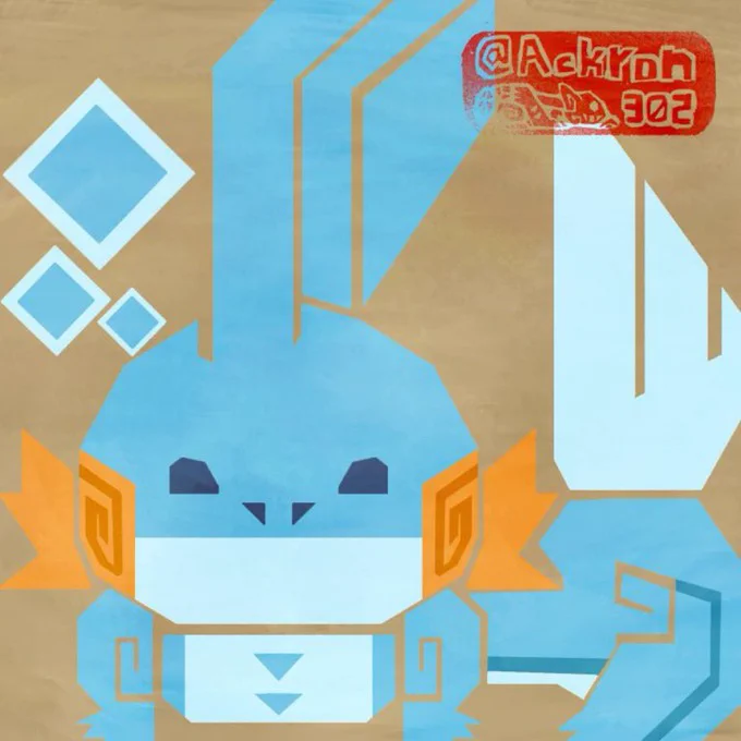 #ポケハンアイコンさいしょのポケモン:みず 