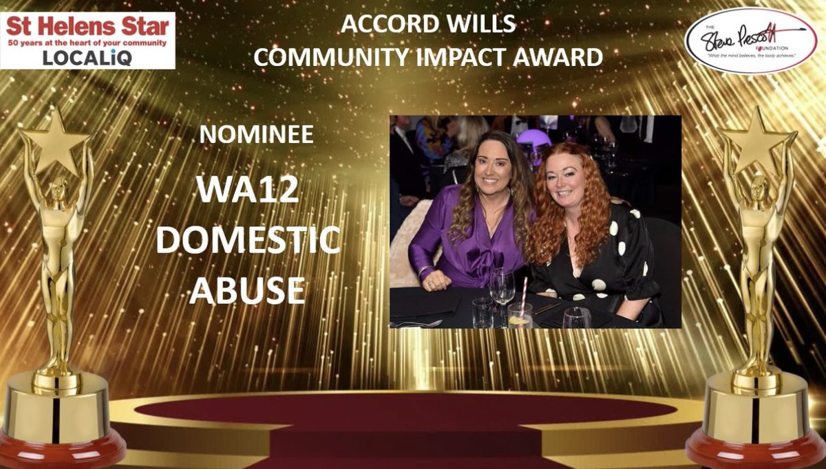 prideofsthelens's tweet photo. Here are the Final Three Nominees for this years
@AccordWills Community Impact Award
@MikhailGroup
Pride Of St Helens Awards
Sam O’Keefe St Matthews Pantry
WA12 Domestic Abuse
Kellie Keen
#Timebeproud #StHelens
@sthelensstar https://t.co/7GpLTniGIG