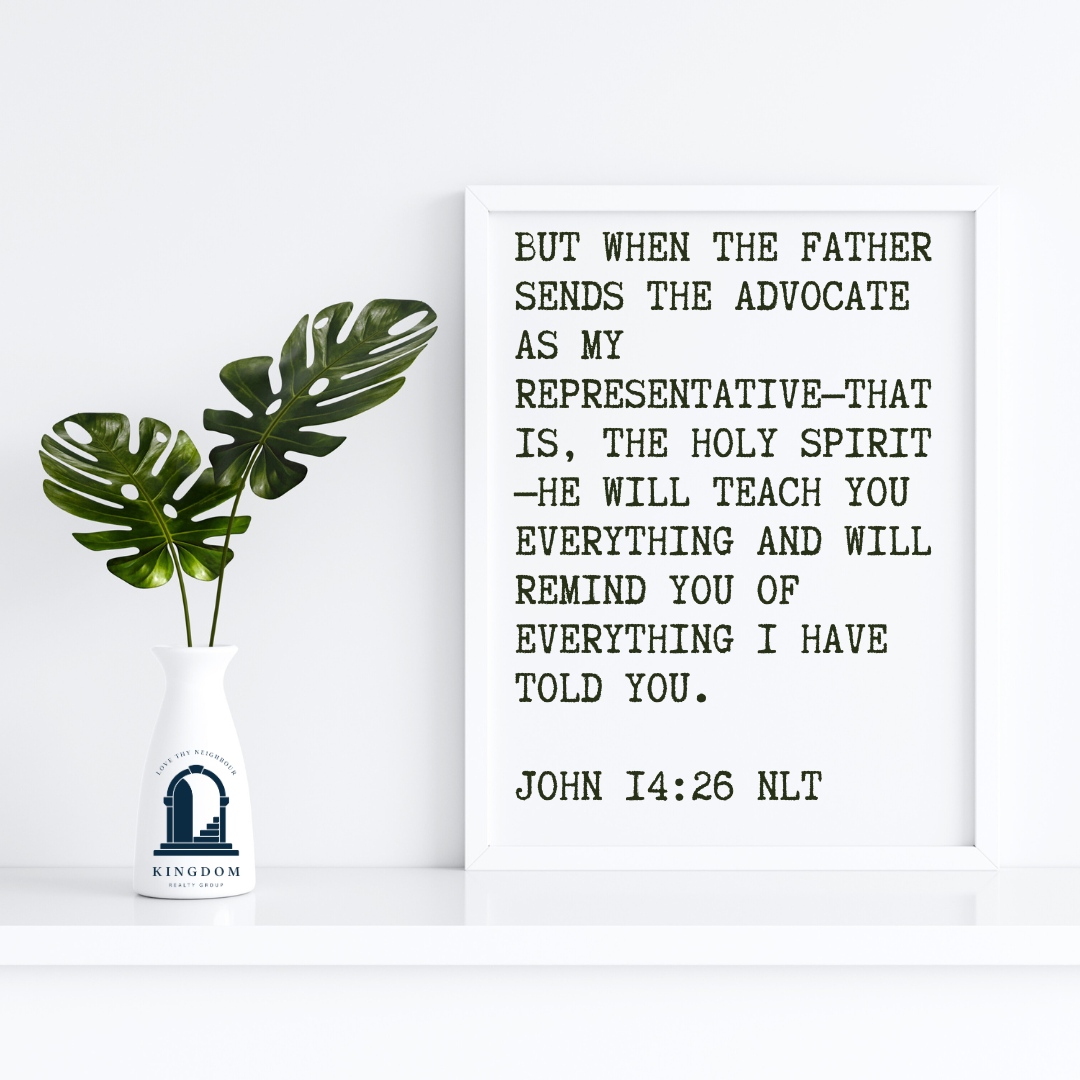 The Holy Spirit is our divine Advocate, guiding us with Christ's wisdom and teachings as promised in John 14:26. This perpetual guide brings reassurance and eternal reminders for us to walk in its divine light. 🕊️✨ Happy Sunday everyone! 🥰