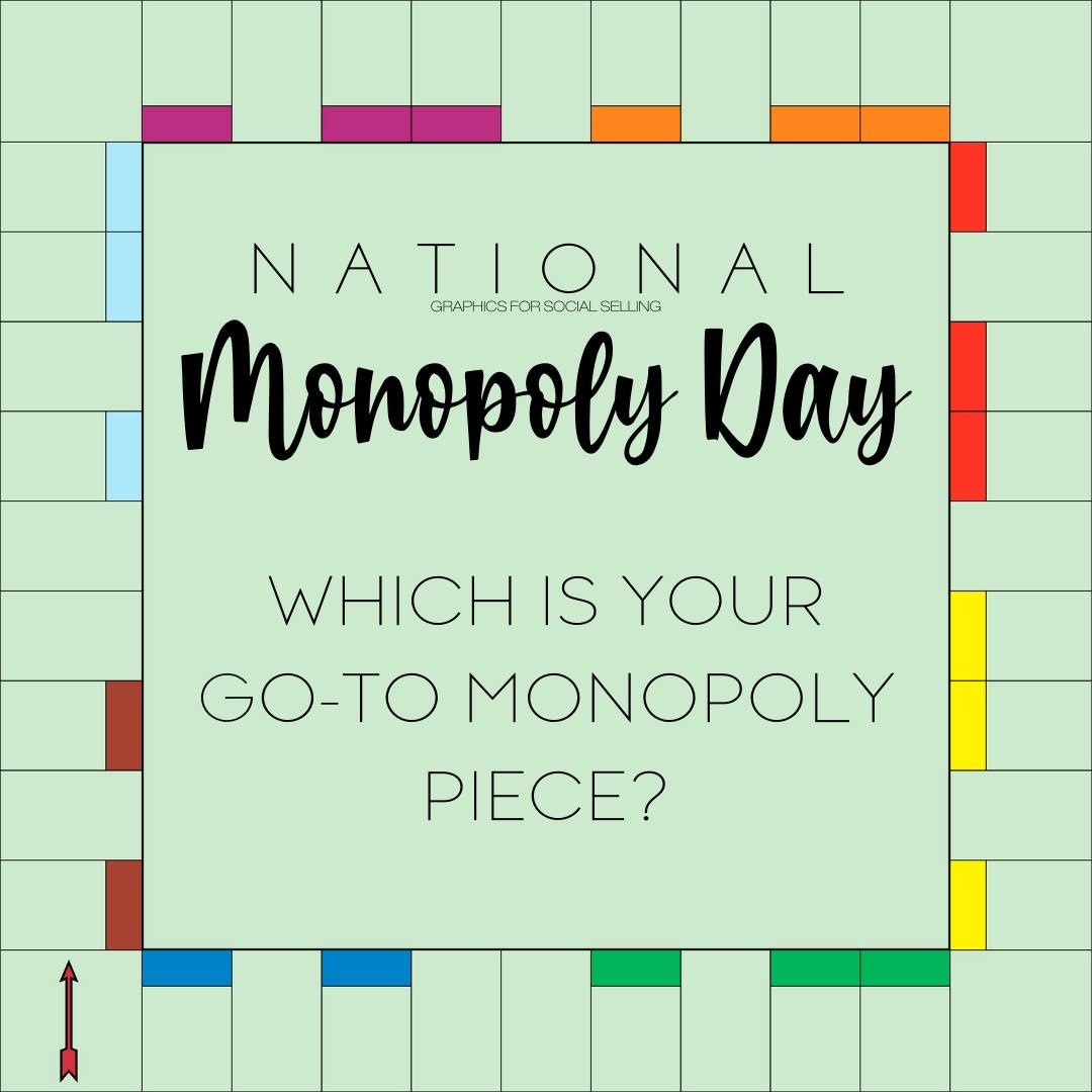 StylistTammie's tweet image. Happy National Monopoly Day! 💵

Which is your go-to monopoly piece? 🎩🐕🚢👢🏎️

#monopoly #monopolyday #nationalmonopolyday #monopolypieces #favoritemonopolypiece