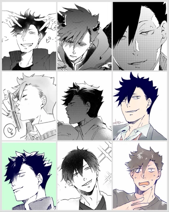 #️⃣繋がらなくていいから俺の黒尾鉄朗を見てくれ

思ってたより描いてた 