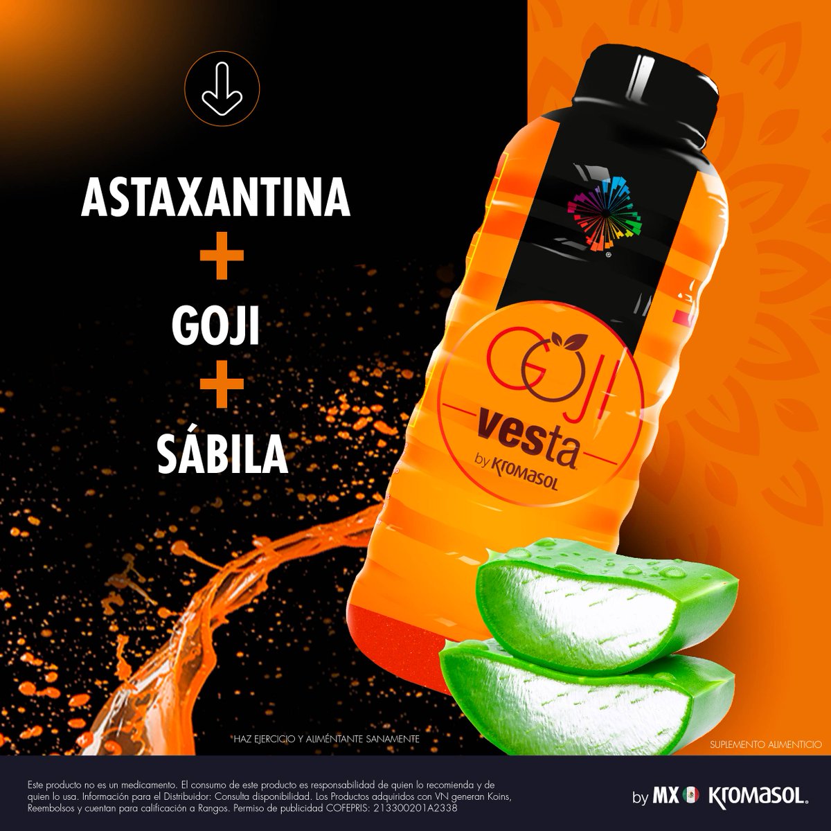 Kromasol's tweet photo. VESTA en el #UniversoKromasol 
Conoce sus presentaciones en el mundo y su fórmula con nutrientes antioxidantes.
 #Vesta #Kromasol https://t.co/bCAzp9dFyX