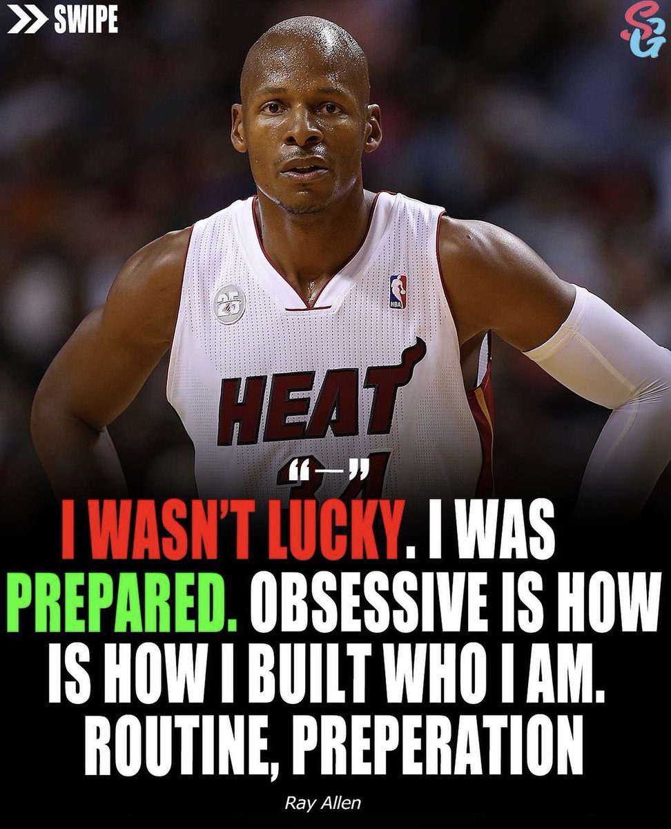 Routine…Prepare…and be obsessed with your attention to detail in both.