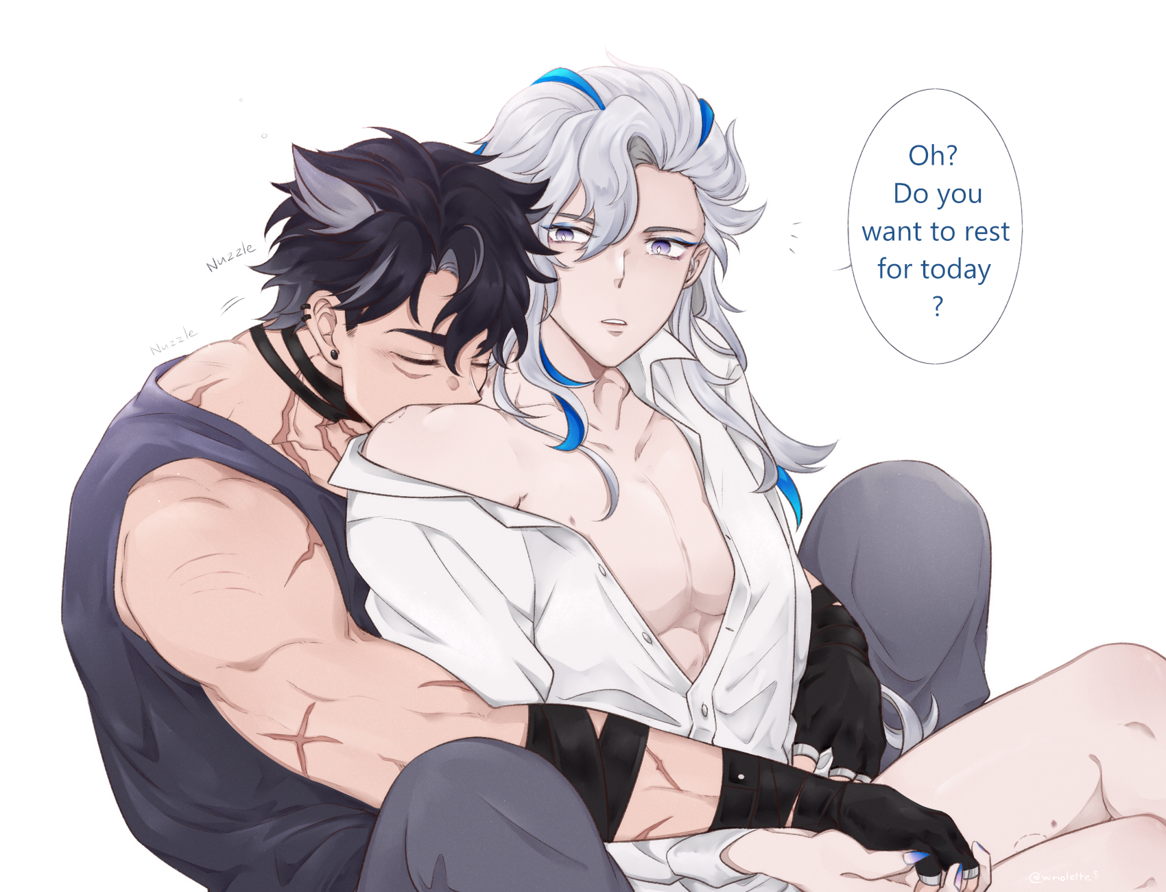 Sal | ⛓️🌧️ on X: Clingy afterwards wriolette リオヌヴィ  t.coghes20Wucg  X