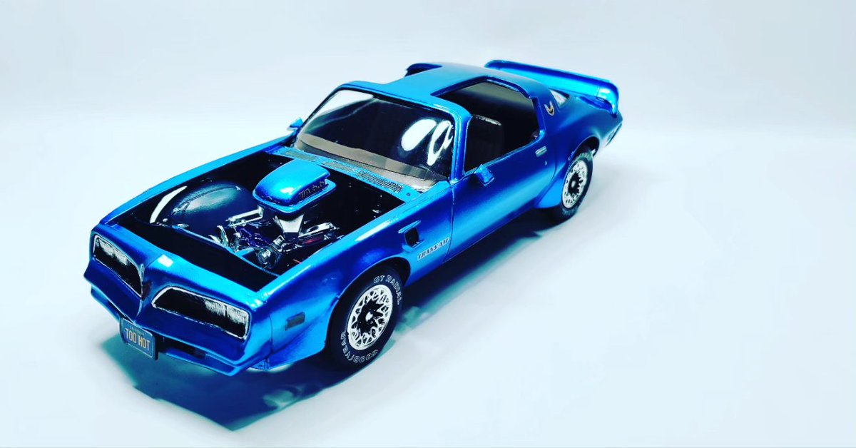 Humgorhobby's tweet image. 1977. Pontiac Firebird T/A 
MPC 1:25
#scalemodel