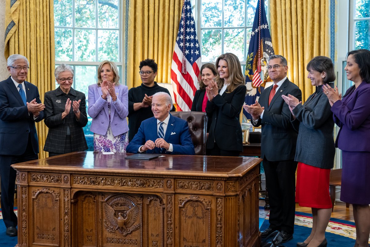 For too long, women have been underrepresented when it comes to health research and the money spent on that research. We’re changing that. We announced the first-ever White House Initiative on Women’s Health Research, changing how we approach and fund women’s health research.