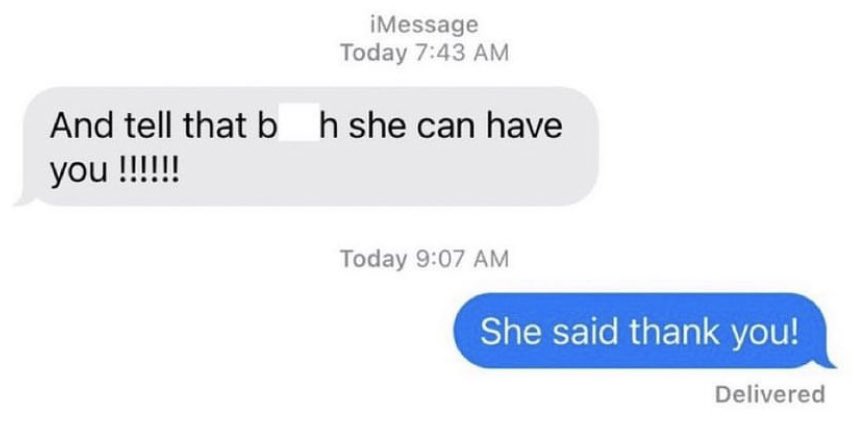 Not arguing anymore