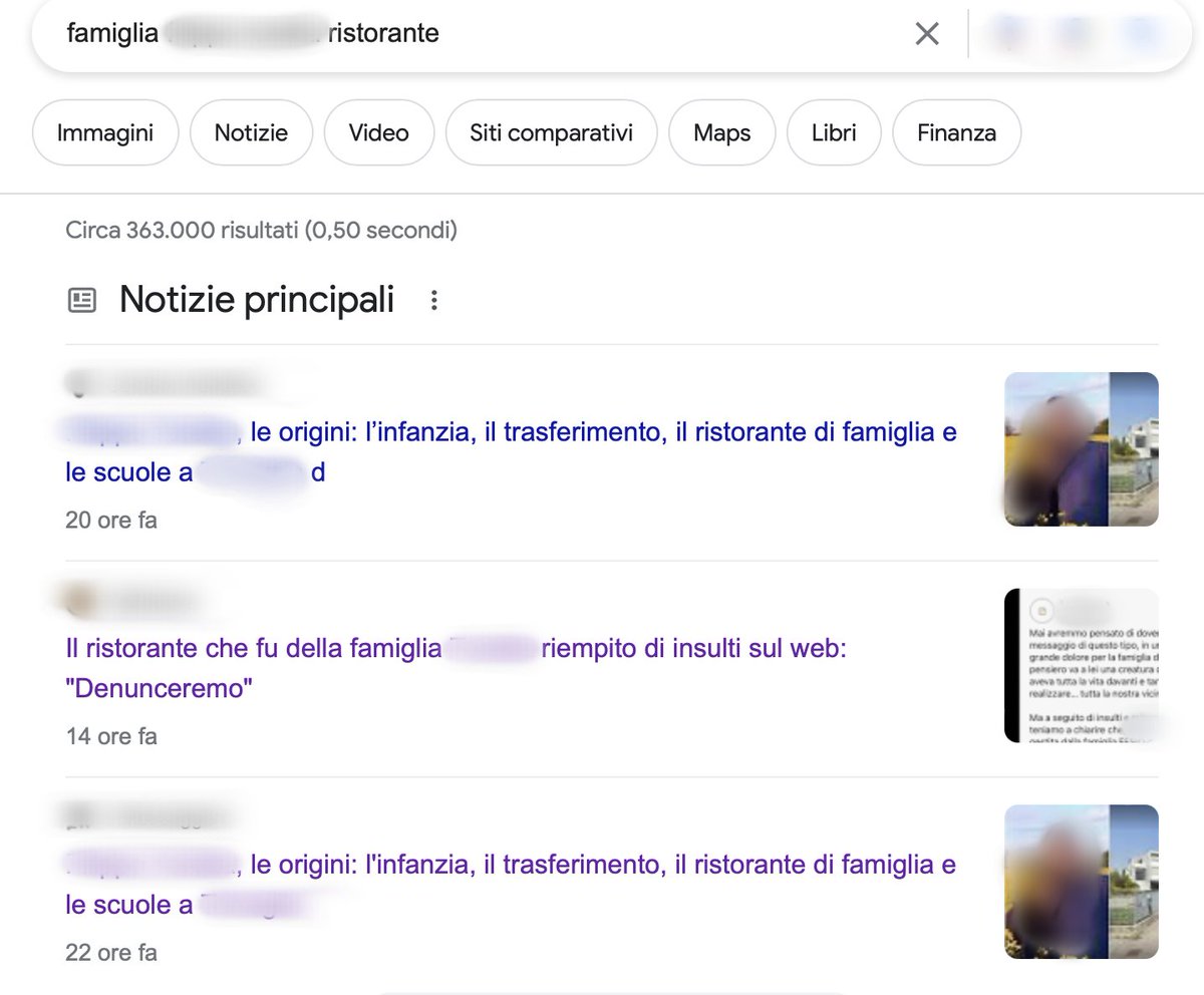 L'indignazione per l'ennesimo femminicidio non giustifica l'ennesima esplosione della cloaca della (pseudo)informazione, che investe tutto e tutti. Anche attività di ristorazione. #verità #continenza #interessepubblico, dove siete? #Disgusto #pessimismo #fastidio