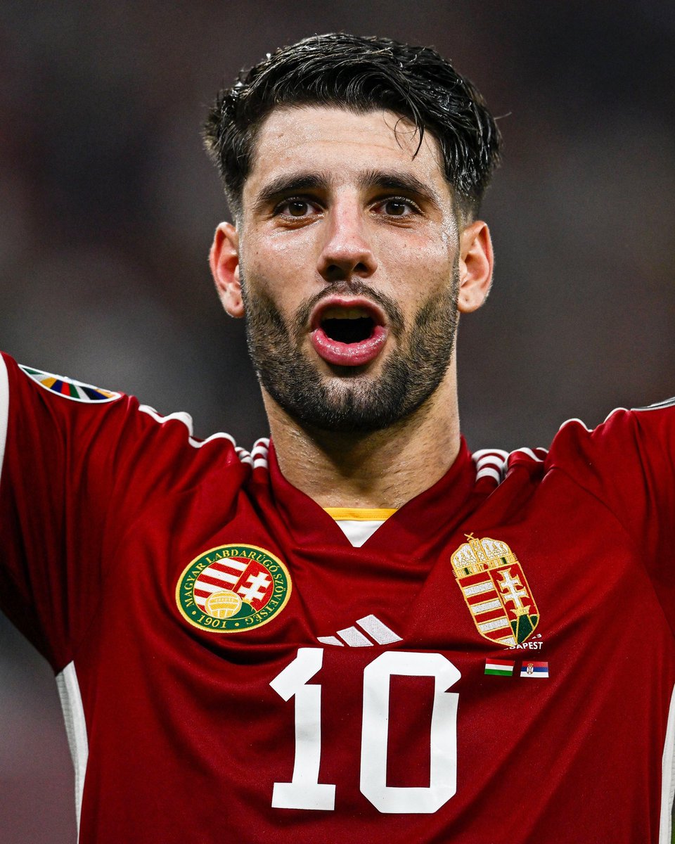 🇭🇺 Dominik Szoboszlai has now 5 goal contributions in his last 3 appearances with Hungary.

Stats from today’s game…
◉ Two goals in two mins
◉ Most dribbles completed [4]
◉ Most chances created [3]
◉ Most duels won [13]
◉ Most passes completed [71]
◉ Most fouled player [6]