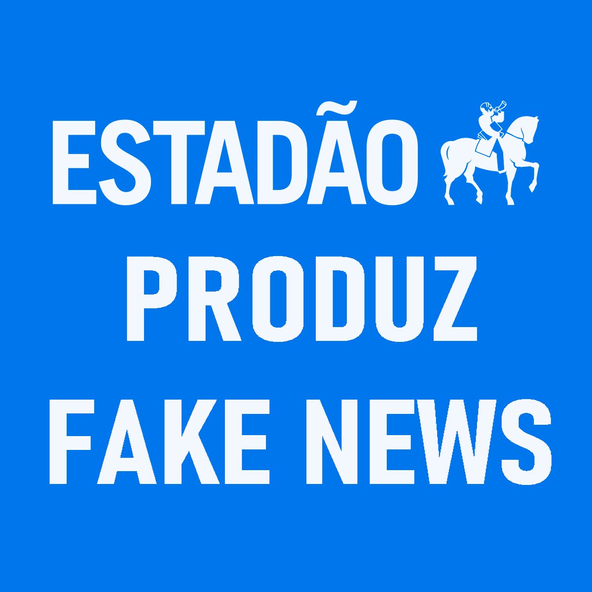 RogerBMoura's tweet photo. Estadão produz fake news https://t.co/D0ReGo1Cqx