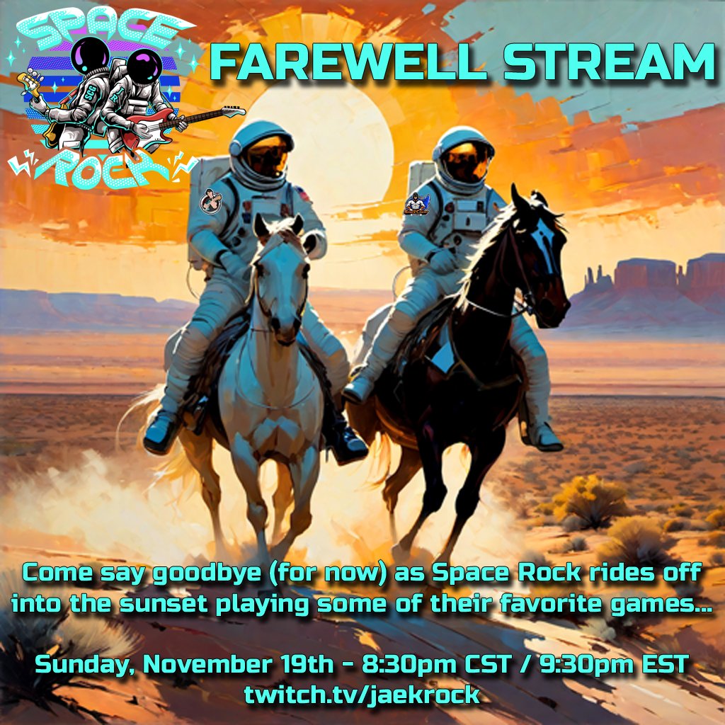 JaekRock's tweet image. After a pretty epic 3yr co-op speedrun journey, it's time for @SCGJeff and I to say goodbye to Space Rock for now.  45 games, 97 categories, and 53 of those still WR. 

We'll play through some of our favorites tonight and reminisce.  Thanks for supporting us in our co-op quests!