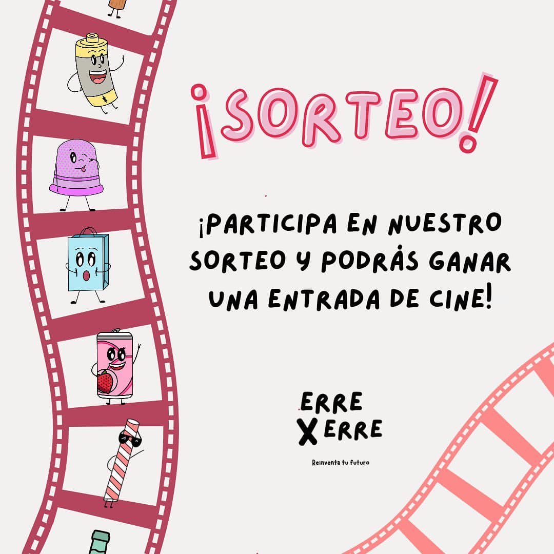 errexerre_'s tweet photo. Sorteo con RXR‼️

Participa en nuestro sorteo para poder ganar una entrada de cine 🎬

🌿 Porqué en RxR nos gusta regalar experiencias 🌿

ℹ️¿Cómo participar?

Tenéis todos los pasos en nuestro Instagram 🫡 https://t.co/HuXHm0ruJK

Ganador el 22 de noviembre 👀

#Sorteo #RxR https://t.co/vjwbeIrlls