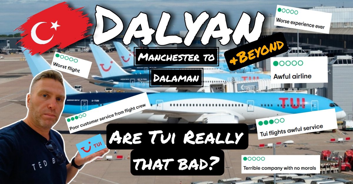 Episode 1 of our Dalyan &amp; Beyond series is now over in our #youtube channel. We review our #TUI experience from #Manchester to #Dalaman.

#Turkiye

youtu.be/UEDz_aCa_7g