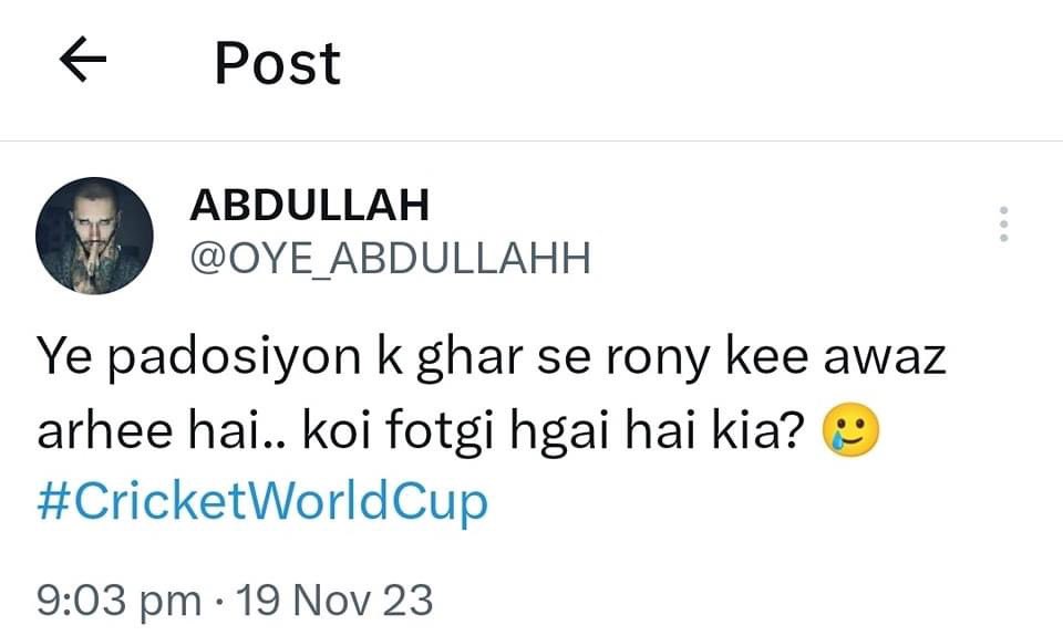 StylishAdi2's tweet photo. Haha #INDvsAUS https://t.co/fz9vJk9rMo