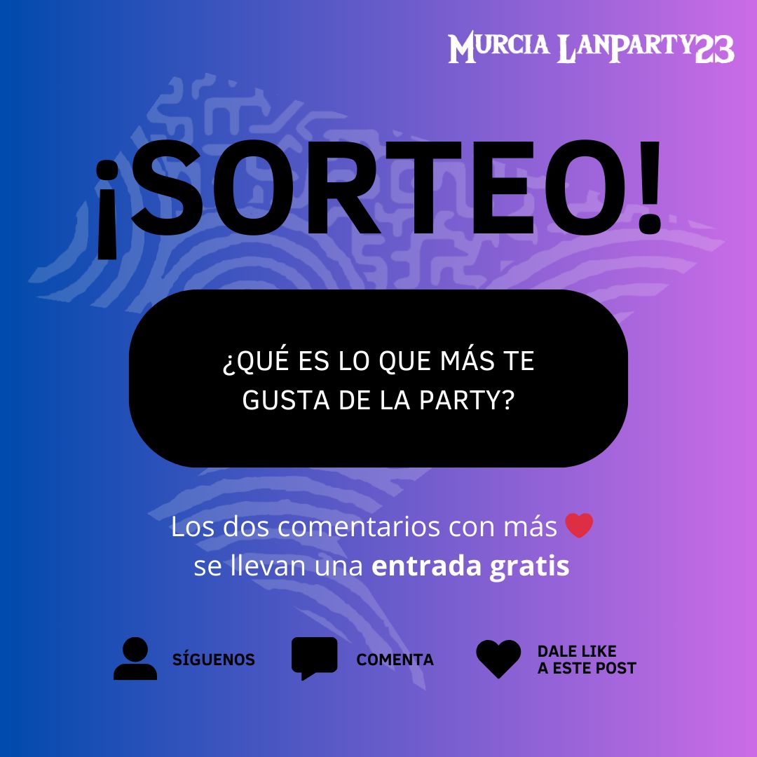 murcialanparty's tweet image. ⚡SORTEO ENTRADAS MLP

Esta vez, los ganadores los elegís ✨VOSOTROS✨

Requisitos para participar:  
✅ Síguenos
💛 Da me gusta
🔃 Repostea
👤 Comenta respondiendo "¿Qué es lo que más te gusta de la party?"

¡No hay límite de comentarios!