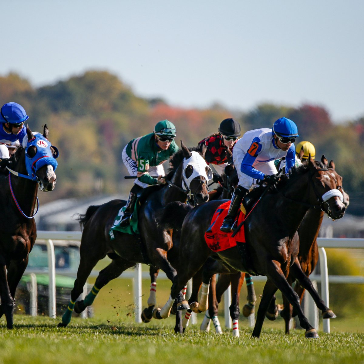 Go time. Who is meeting us at the races today? #MarylandJockeyClub