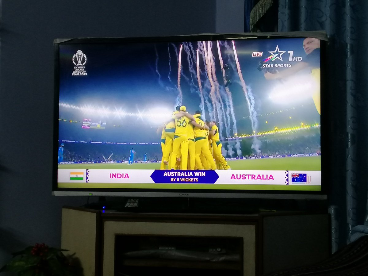 Congratulations Australia 6th one,, Well deserved. #ICCWorldCup2023