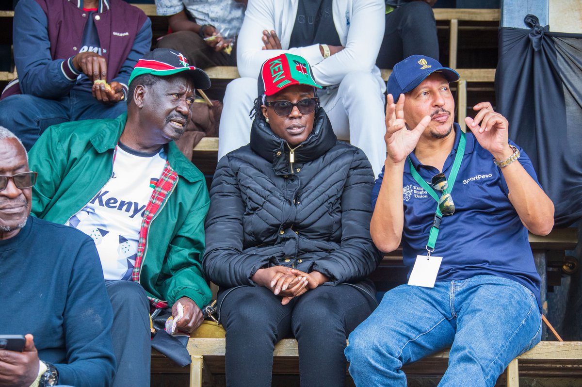 RailaOdinga's tweet photo. Fantastic afternoon at the Safari 7s finals—packed with excitement and fun! Congratulations, Shujaa, on winning this year's edition. Bravo! https://t.co/ILJNklPoTM