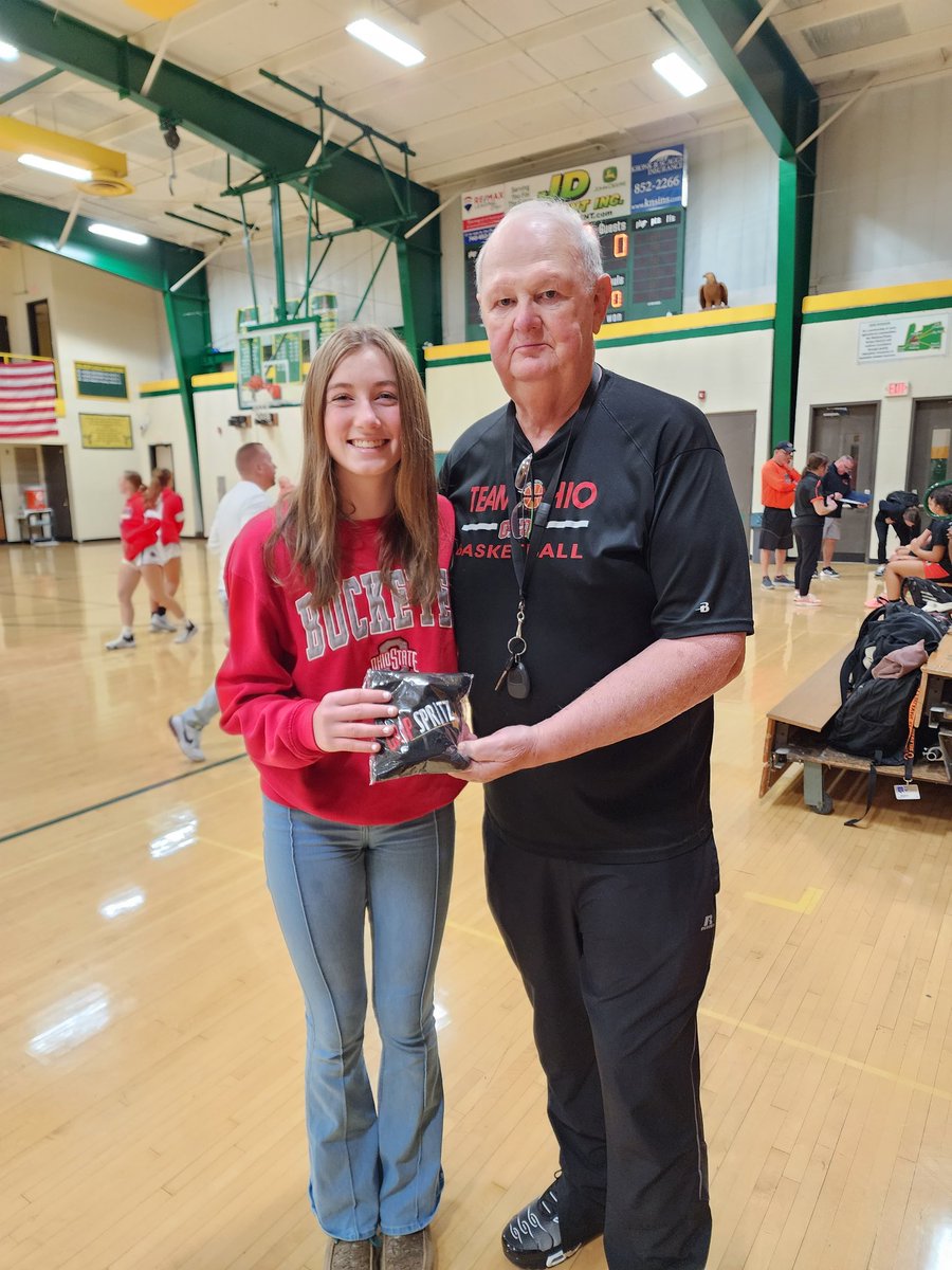 I just gave Alivia Kenny a package of Grip Spritz for her upcoming season this will guarantee no slipping on the basketball court