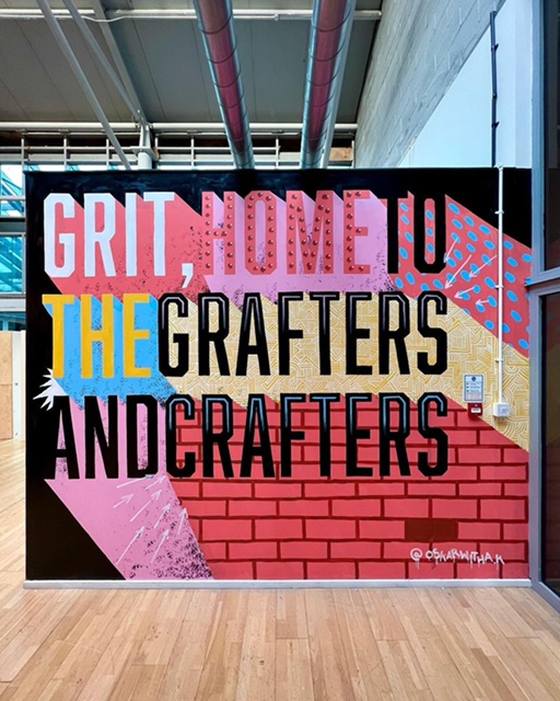 Our new Manchester studio at @GNWManchester is already full of Grafters & Crafters. We've been overwhelmed with the response from local creatives All studio spaces are now taken, but we still have some 'Messy Hot Desks' available. Send us a message if you want to join our tribe.