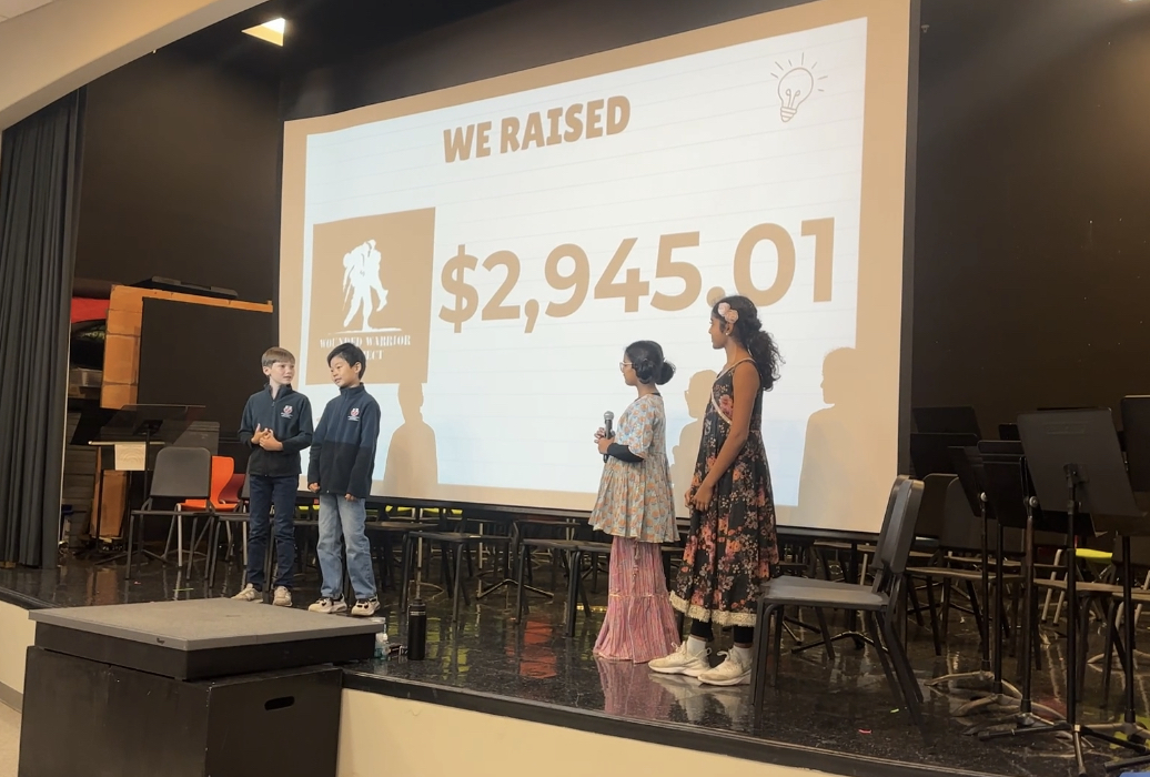 Students at Fulton Science Academy made a STEAM (science, technology, engineering, and math) project, creating a #VeteransDay memorial as part of WWP's Honor Their Courage educational initiative. They raised nearly $3,000 to support warriors! wwp.news/46smzCU