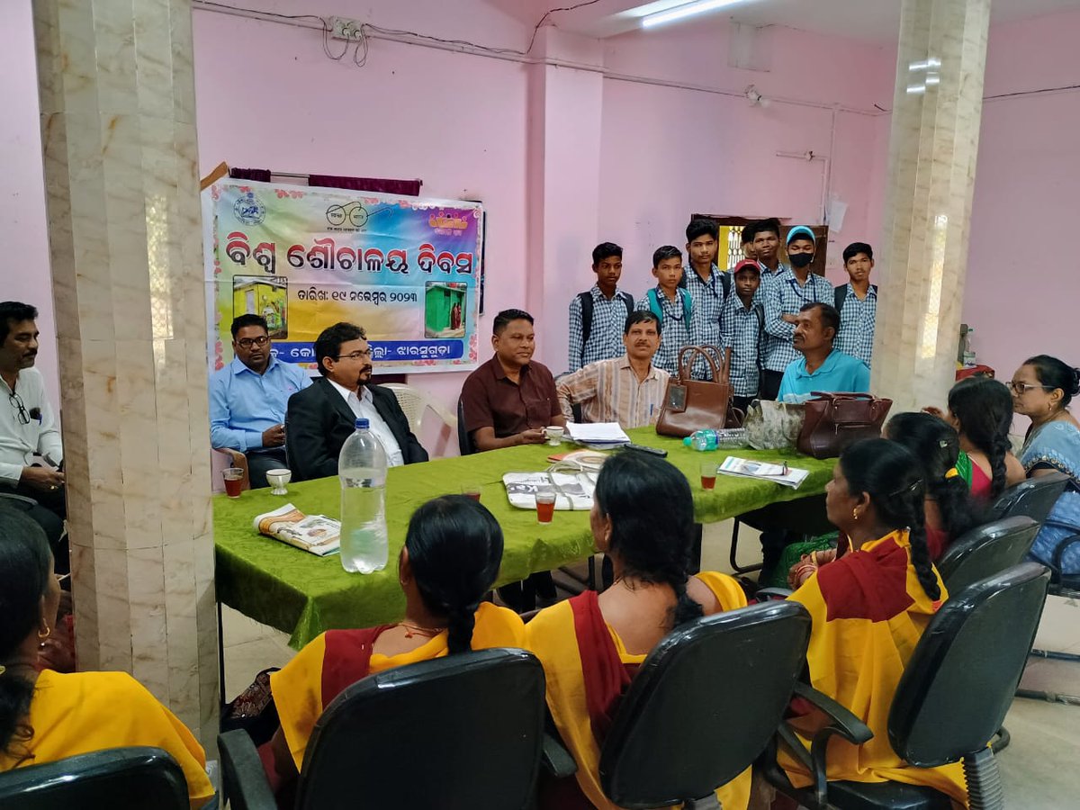 BKolabira's tweet photo. Celebration of worlds toilet day at kolabira block https://t.co/tjmzmoKvBW