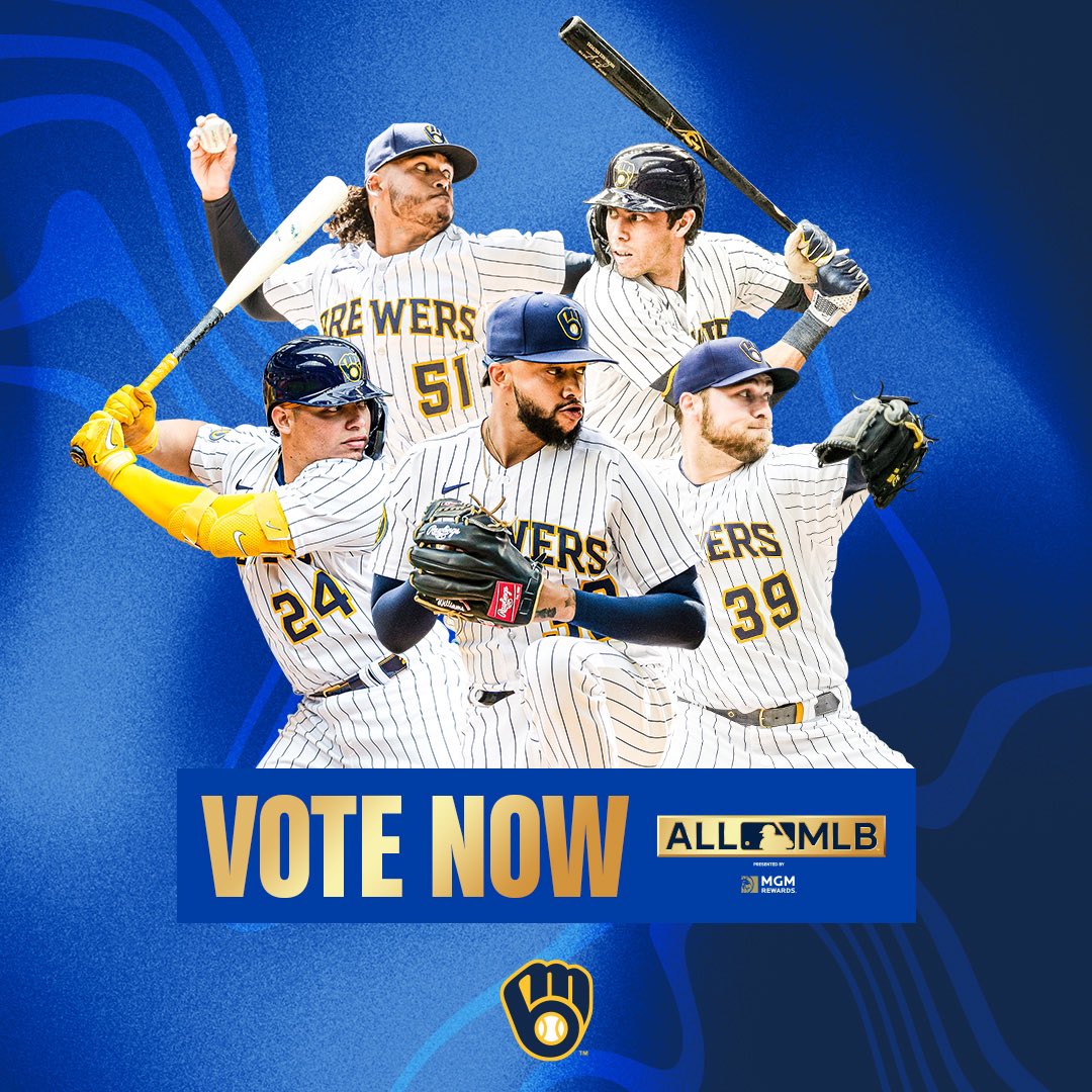 🚨 LAST CALL TO VOTE 🚨 Today is the deadline for All-MLB voting. Make sure the Crew is represented among baseball’s best! 🗳️: mlb.com/allmlb