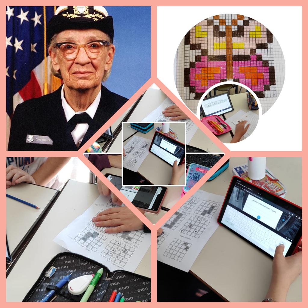 icnavebs's tweet image. "Debugging and the gender gap"
Alla scoperta di Grace Hopper
#codeweek2023 #EFT_lombardia
classi 3-4-5 scuola primaria Borsellino Falcone