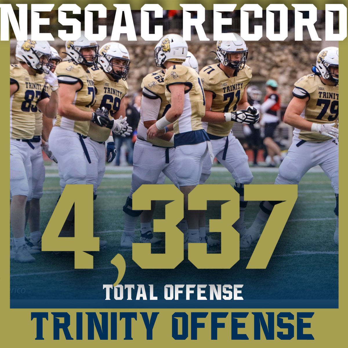 Trinity College Football tweet media