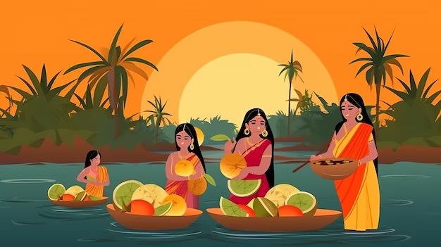Warmest wishes on this auspicious occasion of Chhath Puja! May the Sun God's blessings shower upon you with an abundance of joy, prosperity, and good health. ☀️🙏 #ChhathPuja #SunGod #FestivalOfFaith