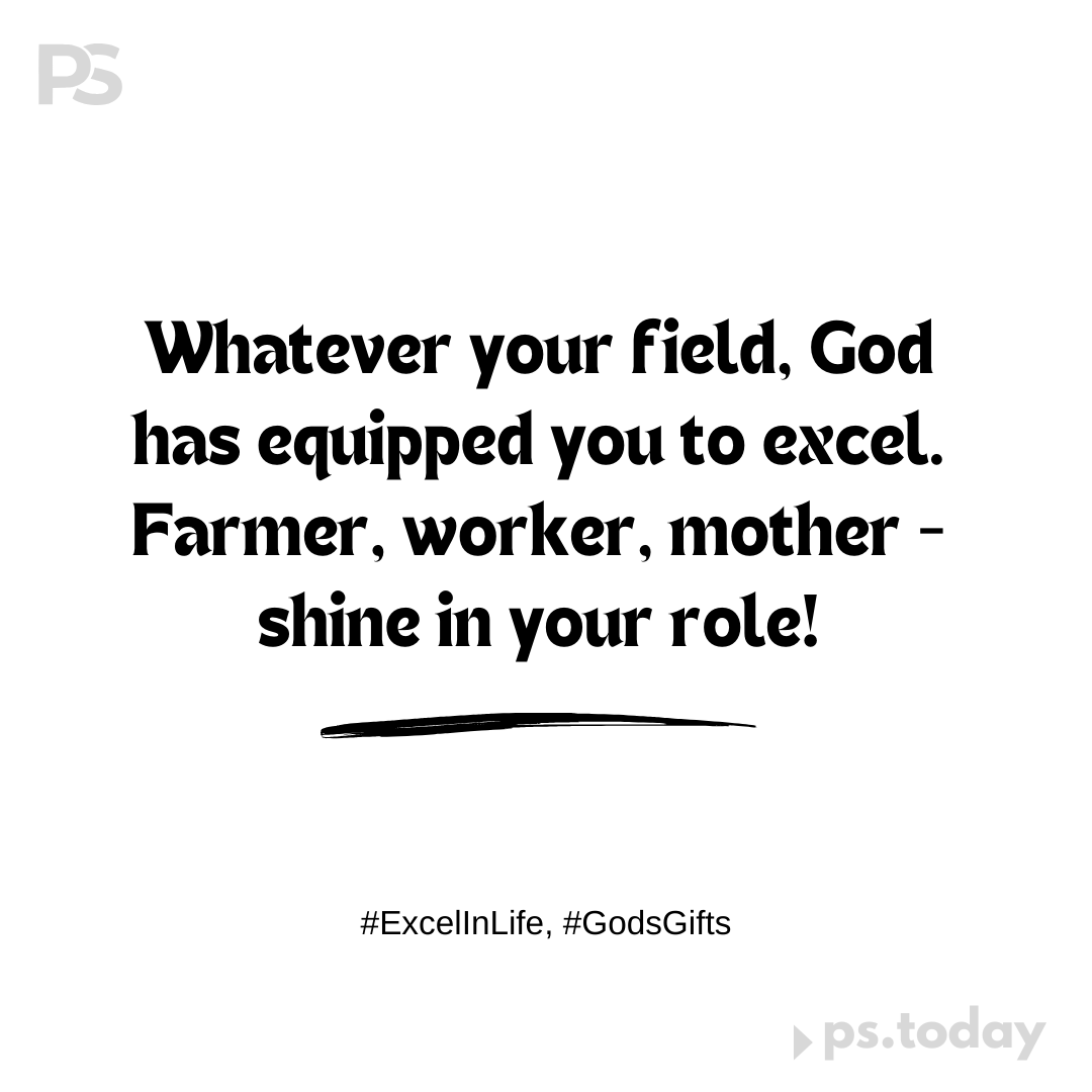 PremasisSatman's tweet image. 🌱 Whatever your field, God has equipped you to excel. Farmer, worker, mother - shine in your role! #ExcelInLife #GodsGifts #follow @PremasisSatman #Repost