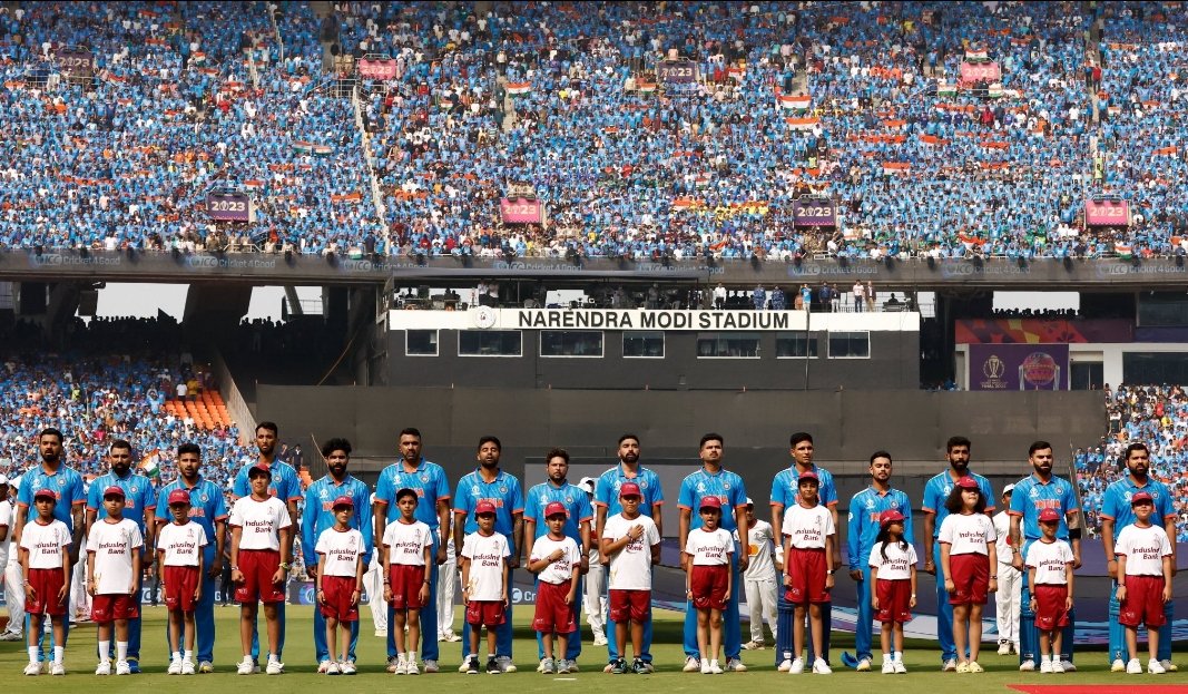 iamnisaarr's tweet photo. The whole nation is proud of u #IndianCricketTeam We were d best throughout d tournamnt nd gave it all in d Finals too but it jst wasn't our day. Congrats Australia. Win or loose #BleedBlue 🇮🇳 always!Thank u @imVkohli @ImRo45 @MdShami11 n d squad❤️ #Respect #CWC23Final #INDvsAUS https://t.co/SNuPLwQgQp