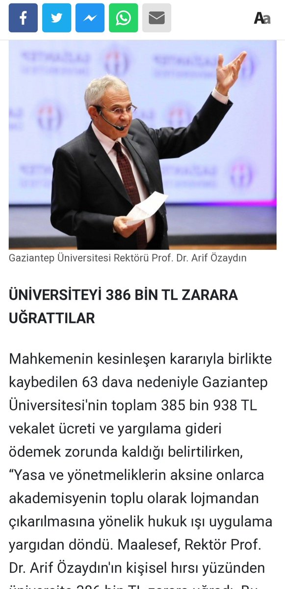 Gönderim silinmiş, tekrar atayım, hasarlı kütüphane kullanılsın, yemek 1TL den 15TL ye çıksın, sayın rektörümüz Arif Özaydın kendi akademisyenlerimize dava açıp, kaybedip 386bin TL zarara soksun.
<a href="/nocontextgaun/">no context GAÜN</a> <a href="/GaunOgrenciler/">GAÜN Öğrenciler</a>