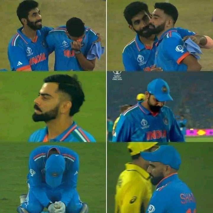 YAJadeja's tweet photo. शेरो के आँखों मे आंसू शोभा नही देते । हार जीत लगी रहती है... हार निराश नहीं, सबक देकर जाती है... आपने अपना पूरा दमखम दिखाया है, पर परिस्थितियां हमेशा पक्ष में नहीं होती... 

हां, हार मंजूर नहीं थी, पर हमारे शेर खिलाड़ियों का रोना भी मंजूर नहीं है..!! 🇮🇳 🫡 

क्‍या हार में क्‍या जीत में💪
किंचित नहीं भयभीत मैं💪
संधर्ष पथ पर जो मिले यह भी सही वह भी सही।💪

हमें अपनी भारतीय टीम एवं सभी खिलाडियों पर गर्व है।

बाकी दुख तो सिर्फ इस बात का है कि ... आज आप सबको किसी की  #पनौती लग गई । 😒
हमे पता है खिलाड़ी "चुनौतियों" से लड़ सकते हैं लेकिन "#पनौतियों" से नहीं। 
#धन्यवाद #भारतीय_टीम ..!!
#INDvsAUSfinal 
#IndvsAus  #RohitSharma
#cwc2023
#INDvsAUSfinal