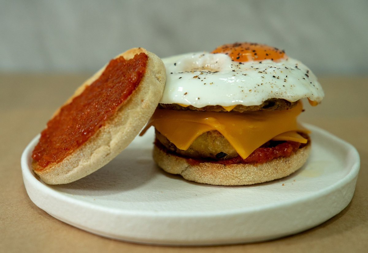 Sausage, Egg, Cheese &amp; Hash brown #bruch #glasgow #newunit #gwr