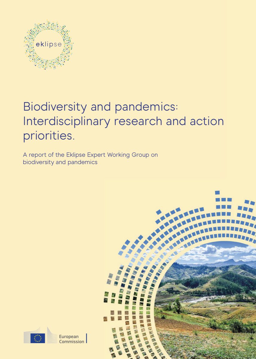 Biodiversity and pandemics: interdisciplinary research and action priorities - latest report from an <a href="/Eklipse_europe/">Eklipse</a> expert working group eklipse.eu/wp-content/upl… #Covid_19