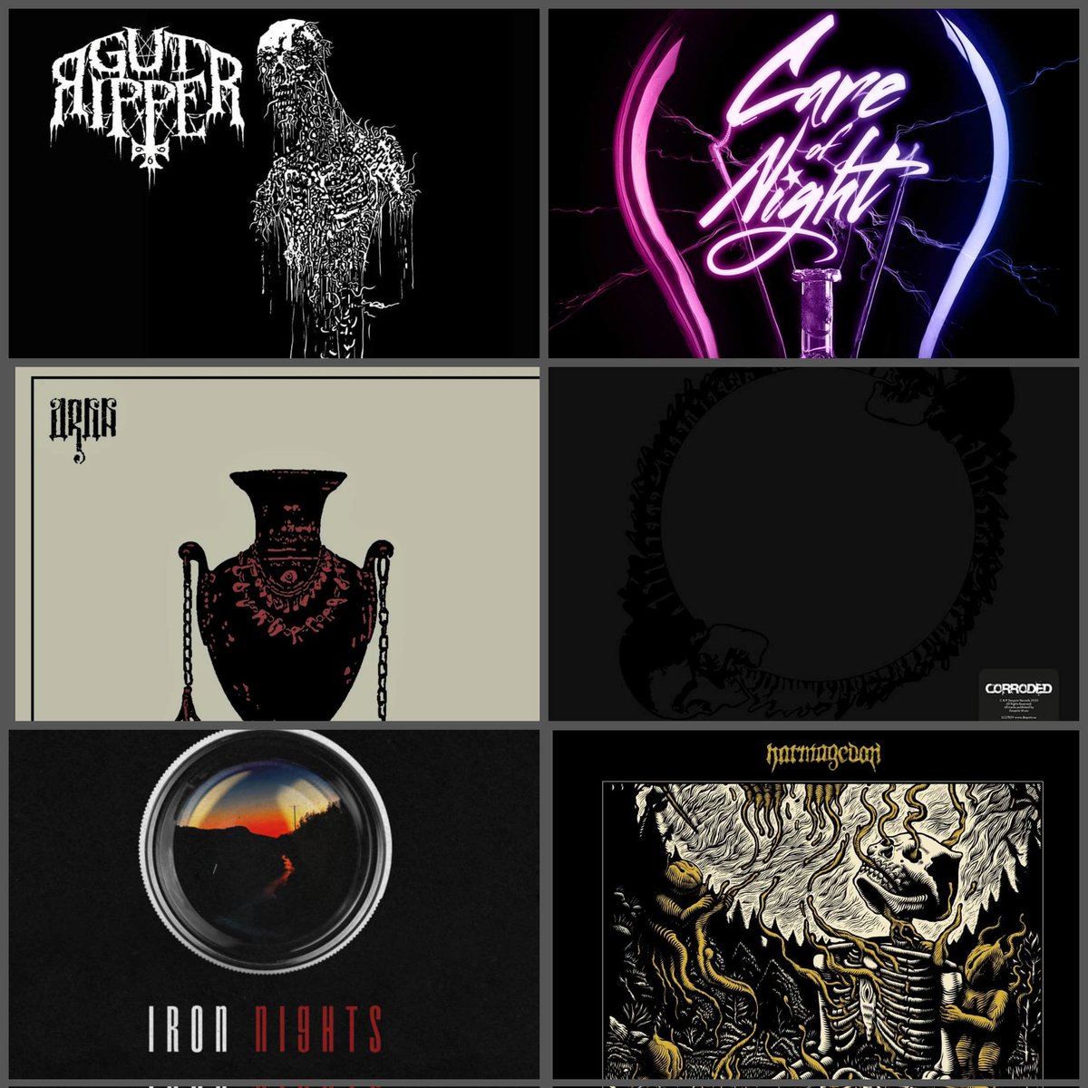 Vegmarg's tweet photo. NEW RELEASES! (Nov 7 - 19) #GutRipper #CareofNight #Mephorash @NightCrowned #Urna @CORRODEDsweden #Norrsköld #Unformulas @thomasvjager #Harmagedon 🇸🇪 https://t.co/BoZZ69KKga