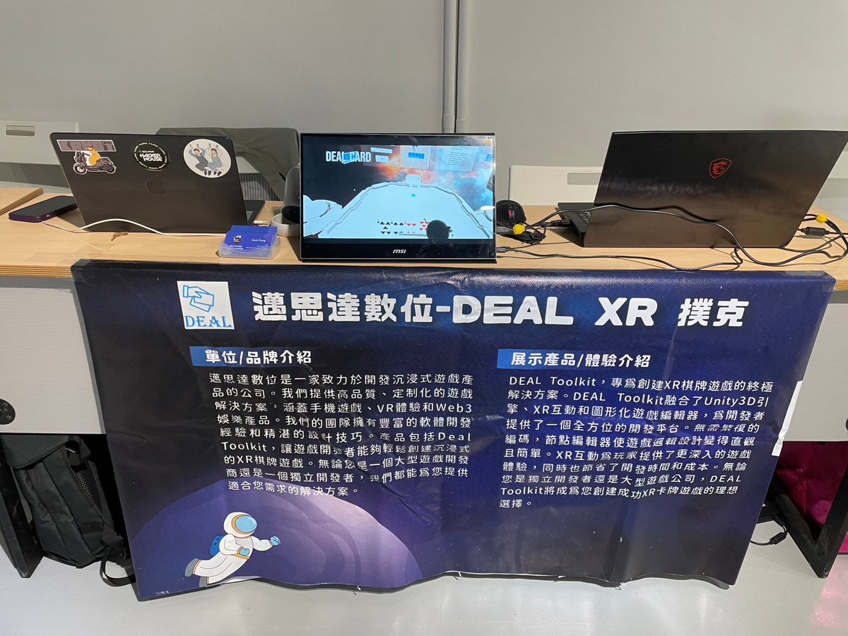 MustaverseLab's tweet photo. Thank you to all friends who visited the Mustaverse booth. Through each interaction and player's suggestions, Mustaverse is fueled with more motivation to create a better gaming experience! Looking forward to the next gathering! 
#CardPuzzle #StrategySimulation #Unity #XR #poker https://t.co/dHAyE7GIWi