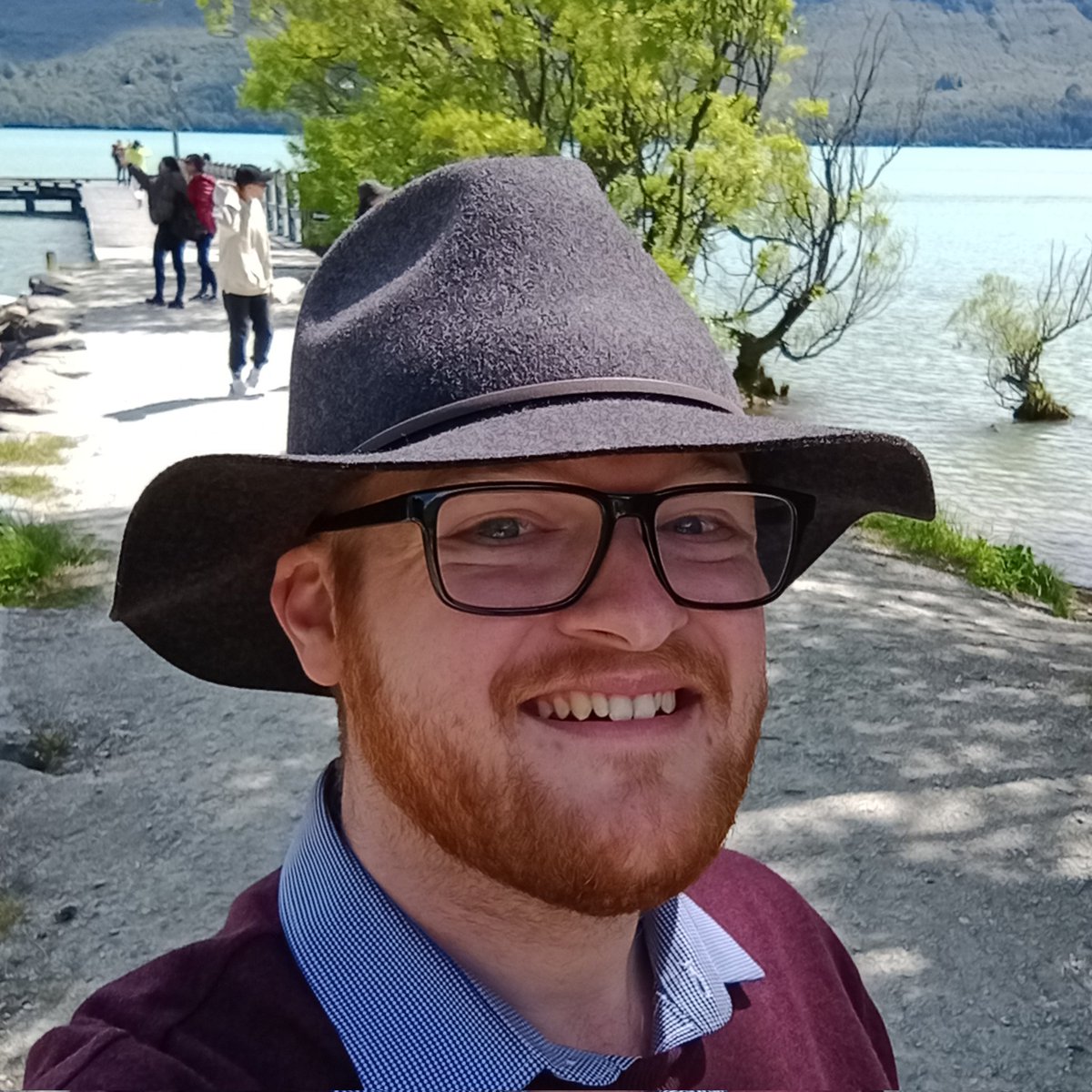 DungeonMasterAJ's tweet photo. New hat, new profile pic! Picked this up in Glenorchy, New Zealand. Hoping it gives Gandalf vibes. 🧙🏼‍♂️ https://t.co/Si43ScItr3
