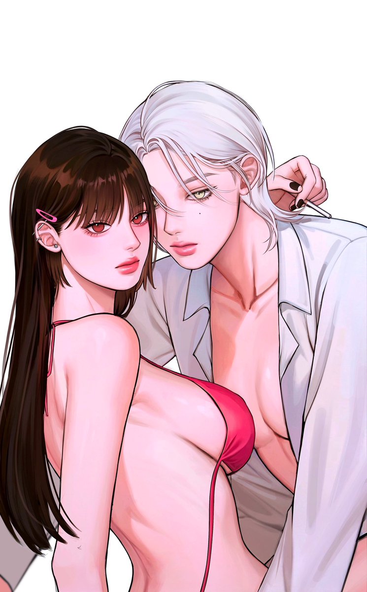 A new drawing for you 🤪💓

“Ruthless (GL)” on webtoon!