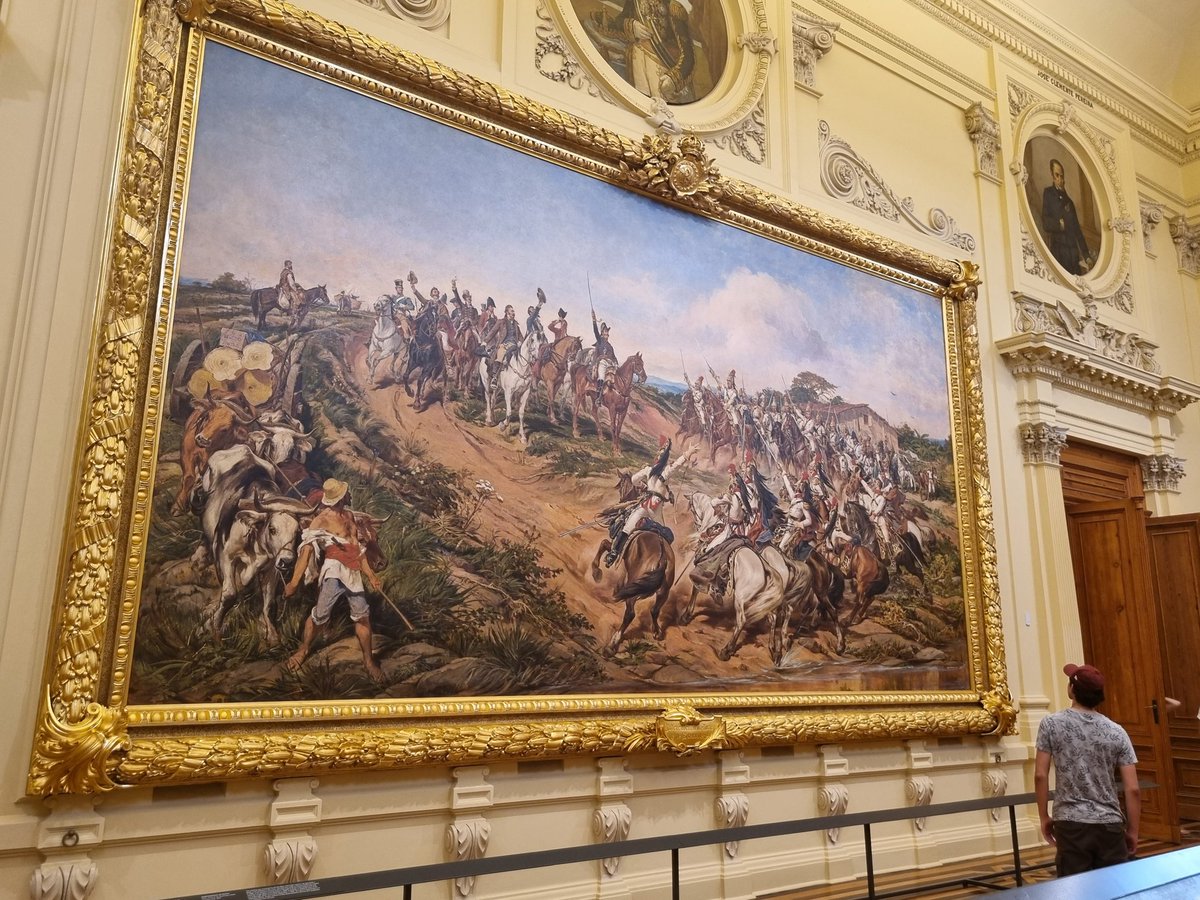 brunomeyerfeld's tweet photo. Le spectaculaire Museu do Ipiranga, plus ancien musée de São Paulo, réinauguré l'an dernier après 9 ans de travaux. https://t.co/QbqXhRlTMN
