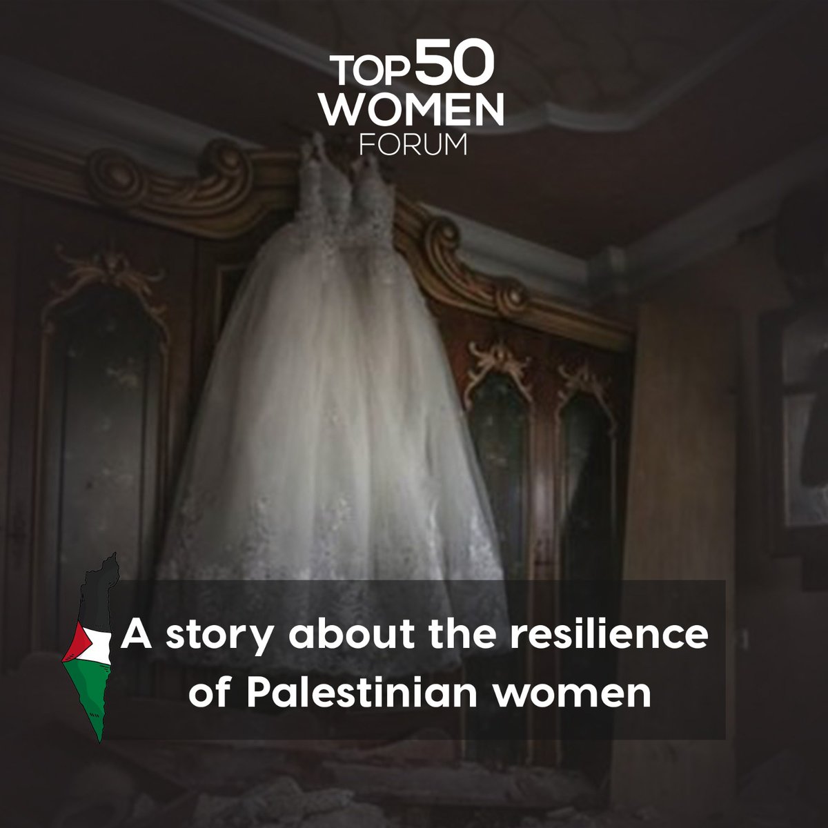 'The #wedding day was approaching. It could have been a reason to rejoice amid what we are going through. Despite all of this, we'll reclaim our homeland no matter the cost or how long it takes'

#Top50WomenForum #Top50 #PalestinianWomen #WomenofPalestine