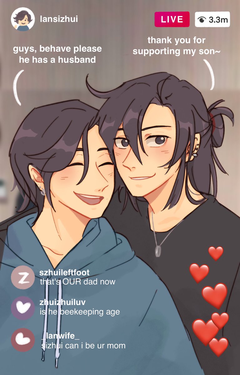 achumu_miya's tweet photo. idol lan sizhui who is famous for his talent but also for having super hot dads (lwj will appear in the next live)

#mdzs #wwx https://t.co/Wbb2d9TzHe